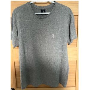 unisex grey authentic polo tshirt!!